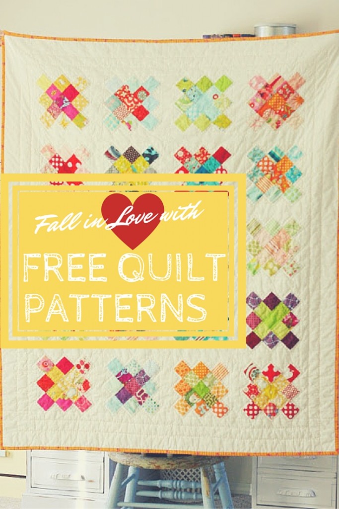 free quilt patterns collage seams and scissors