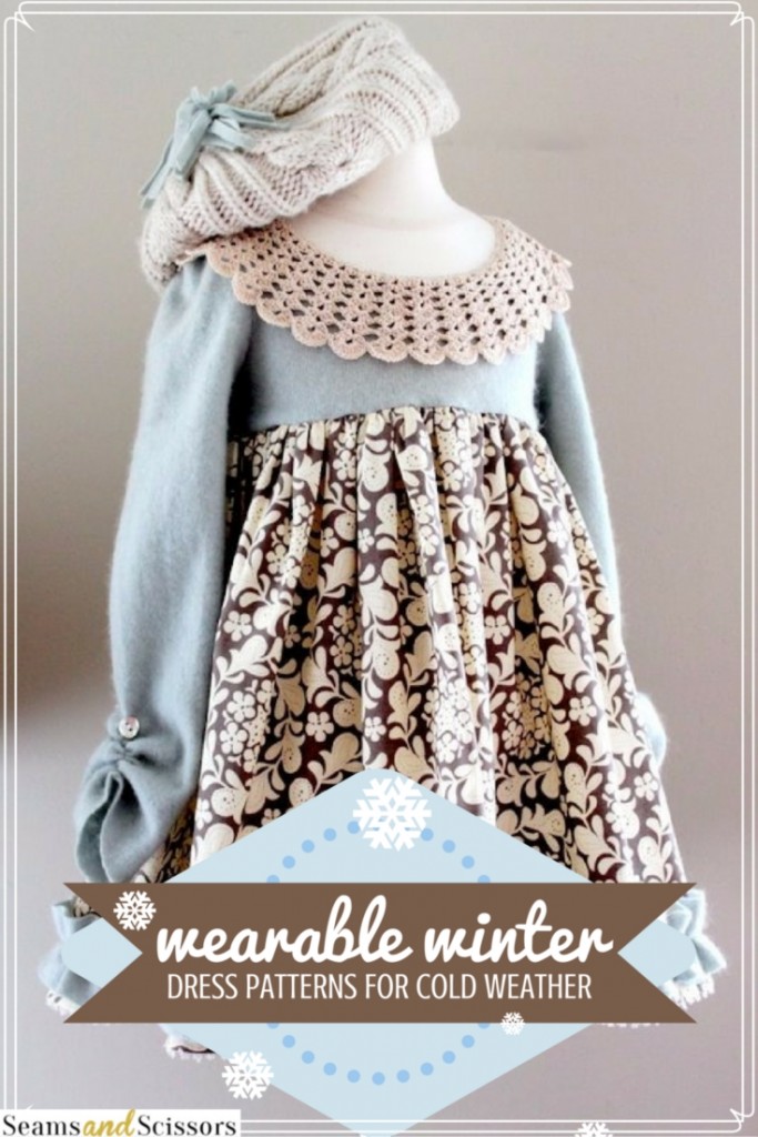 Snowy Style Free Dress Patterns for Winter Seams And Scissors