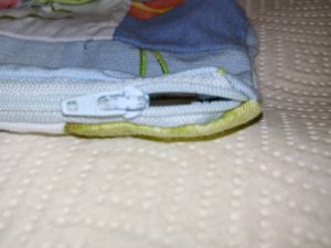 Zipper Pinched side two