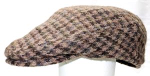 Scottish flat Cap Side view Scottish flat cap