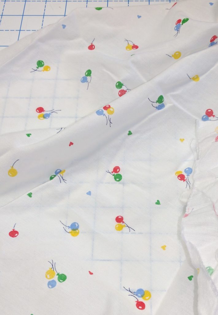 Went through the fabric I already had. Nothing fancy, it needs to be see through, or translucent.