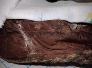 The Pin finally lined up with the seam