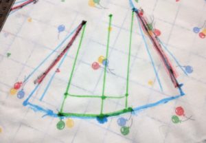 Transfering measurements to seams