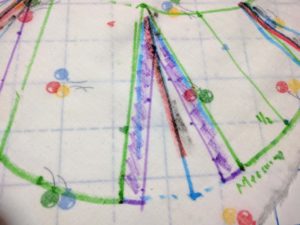 Colors are my Friend! Purple is for seam allowance