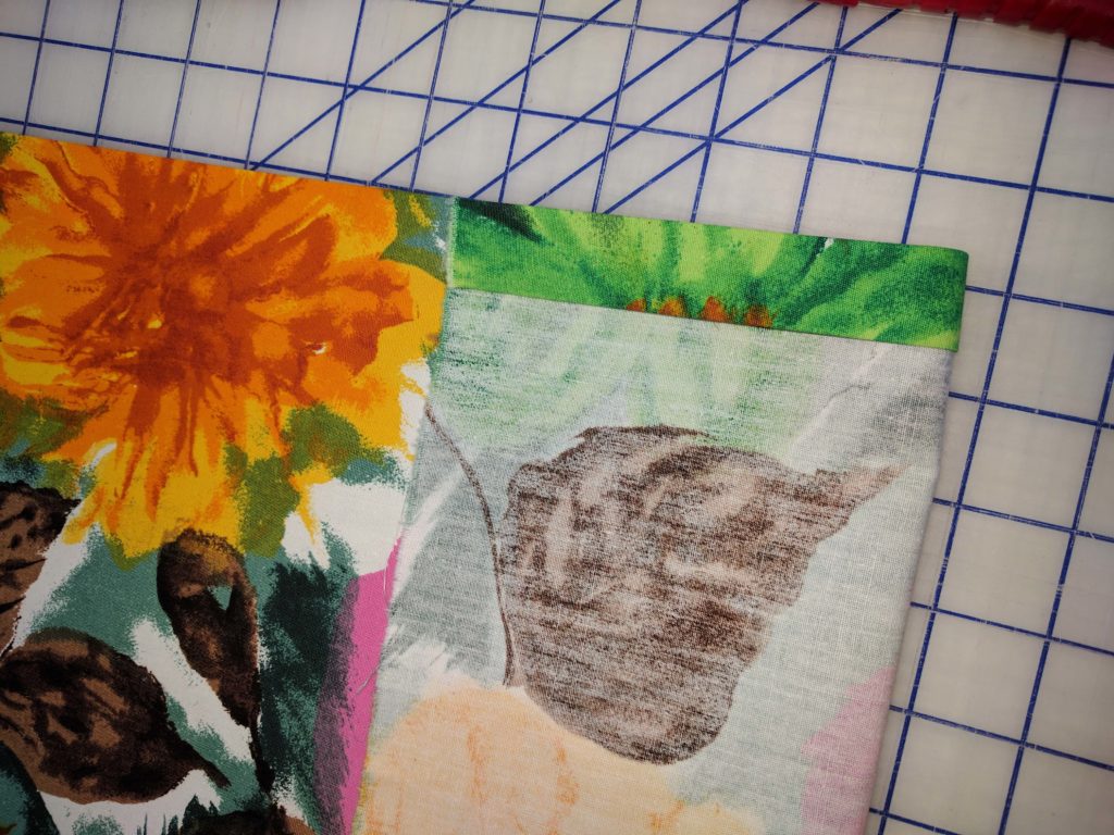 Both short edges ironed